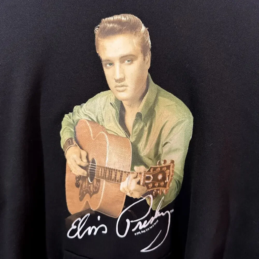 Elvis Presley Lover Hoodie 3XL – Retro Rock’n’Roll Graphic Vibes - Picture 3 of 9